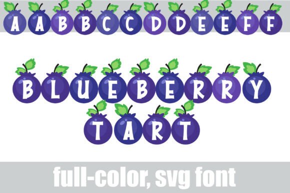 Blueberry Tart: The Color Font That Stops the Scroll