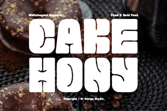 Cake Hony: The Bold Display Typeface for Editorial Design
