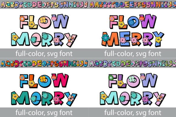 Flowmerry: The Colorful Typeface That Transforms Handmade Products