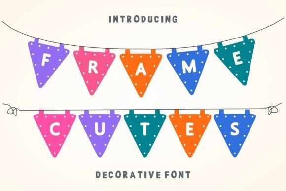 Frame Cutes: A Whimsical Typeface for Editorial Design