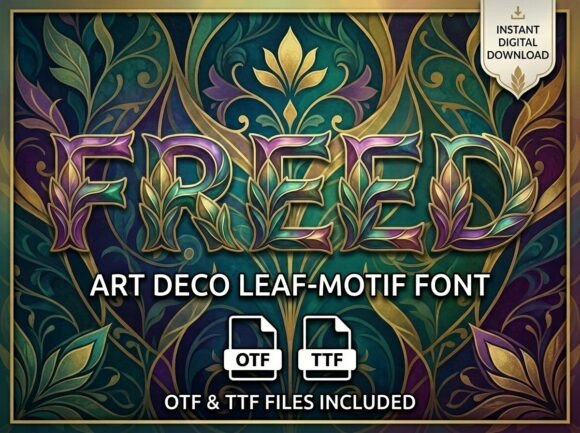 Freed: A Decorative Typeface That Elevates Editorial Design