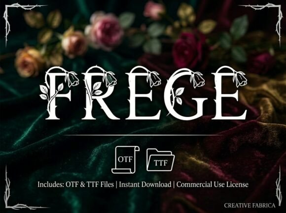 Frege Typeface: The Decorative Font That Elevates Small Business Branding
