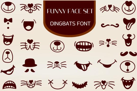 Funny Face Set: The Quirky Typeface for Handmade Brands