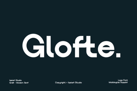 Glofte: A Bold Sans Serif Typeface for Modern Editorial Design