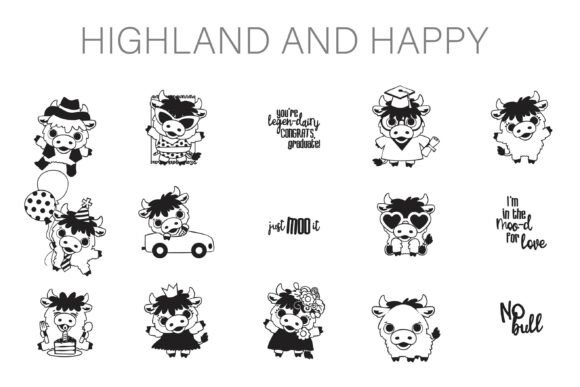 Highland and Happy Dingbats: A Delightful Typeface for Editorial Joy