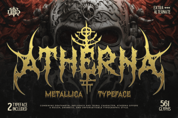 How Atherna Transformed Our Brand Identity with Bold Blackletter Fonts