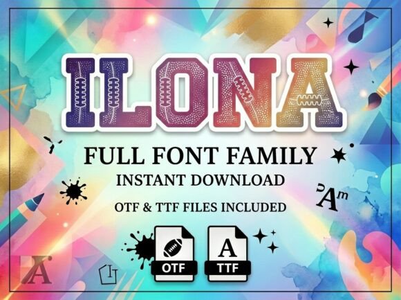 Ilona: The Stunning Display Typeface for Handmade Branding