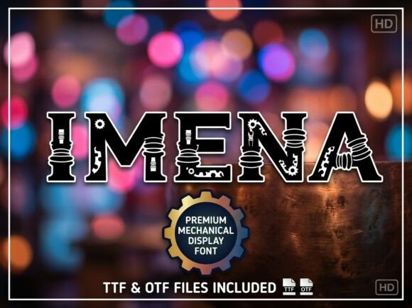 Imena: A Stunning Display Typeface for Editorial Design