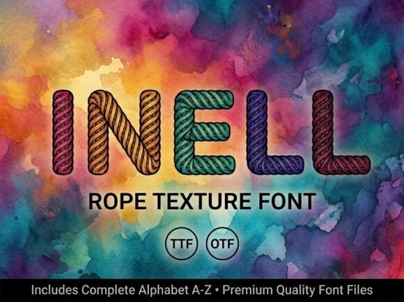 Inell: A Stunning Display Font for Bold Brand Identity Projects
