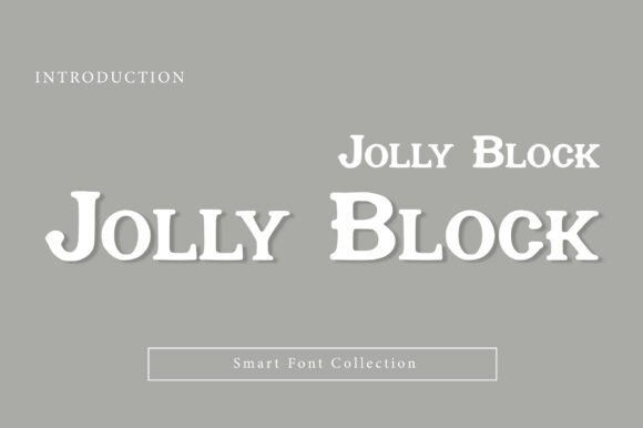 Jolly Block: The Bold Display Font for Trustworthy Branding