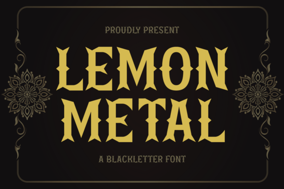 Lemon Metal: The Bold Typeface for Distinctive Brand Identity
