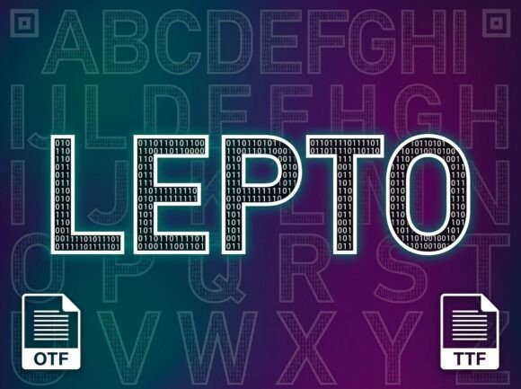 Lepto: A Premium Display Typeface for Editorial Design