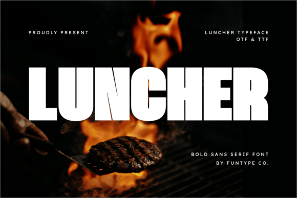 Luncher: The Bold Sans Serif Font for High-Impact Campaigns
