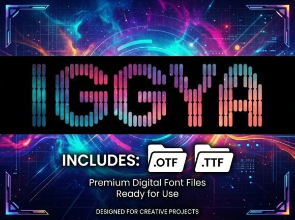 Meet Iggya: The Stunning Display Font for Handmade Creators