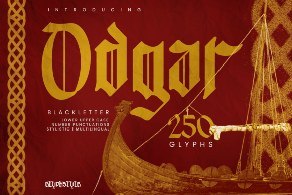 Odgar Blackletter: A Powerful Typeface for Editorial Design