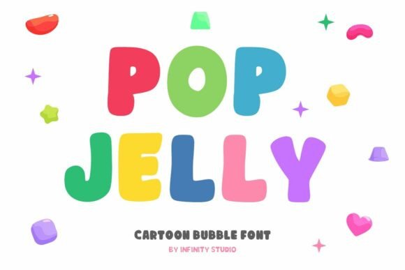 Pop Jelly: A Playful Display Typeface for Joyful Editorial Design