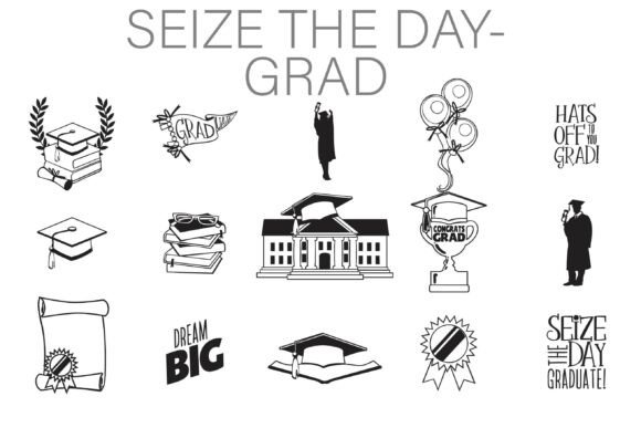 Seize the Day Grad: The Perfect Commemorative Dingbat Typeface for Makers