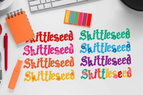 Skittleseed Color: The Premium Display Typeface for Vibrant Campaigns