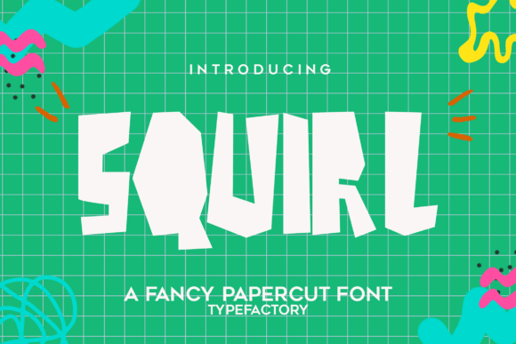 Squirl: A Playful Display Typeface for Editorial Design